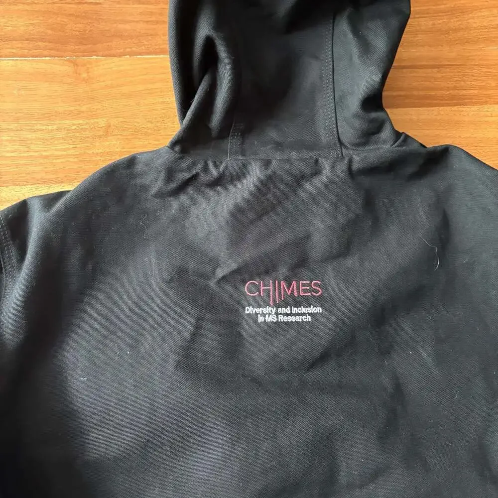 Carhartt J0131-M Loose Fit Black Canvas Zip Hoodie Jacket